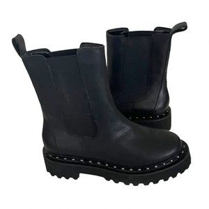 VINCE CAMUTO New Meendey Chelsea Boot Ankle Booties Black Leather Size 7.5